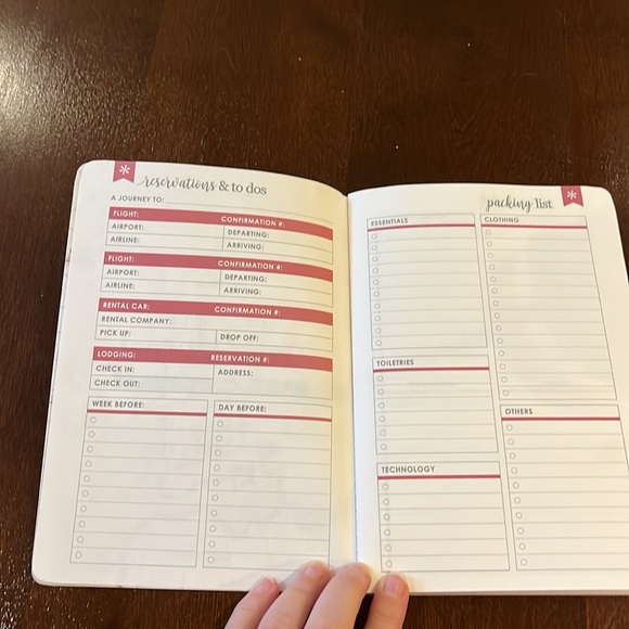 Erin Condren Bundle: Small Clutch, Travel Journal, adhesive monthly tabs, New - Picture 13 of 13